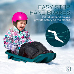 Gizmo Riders Tron Bobsled for Kids, Ages 3+, Max 120lbs