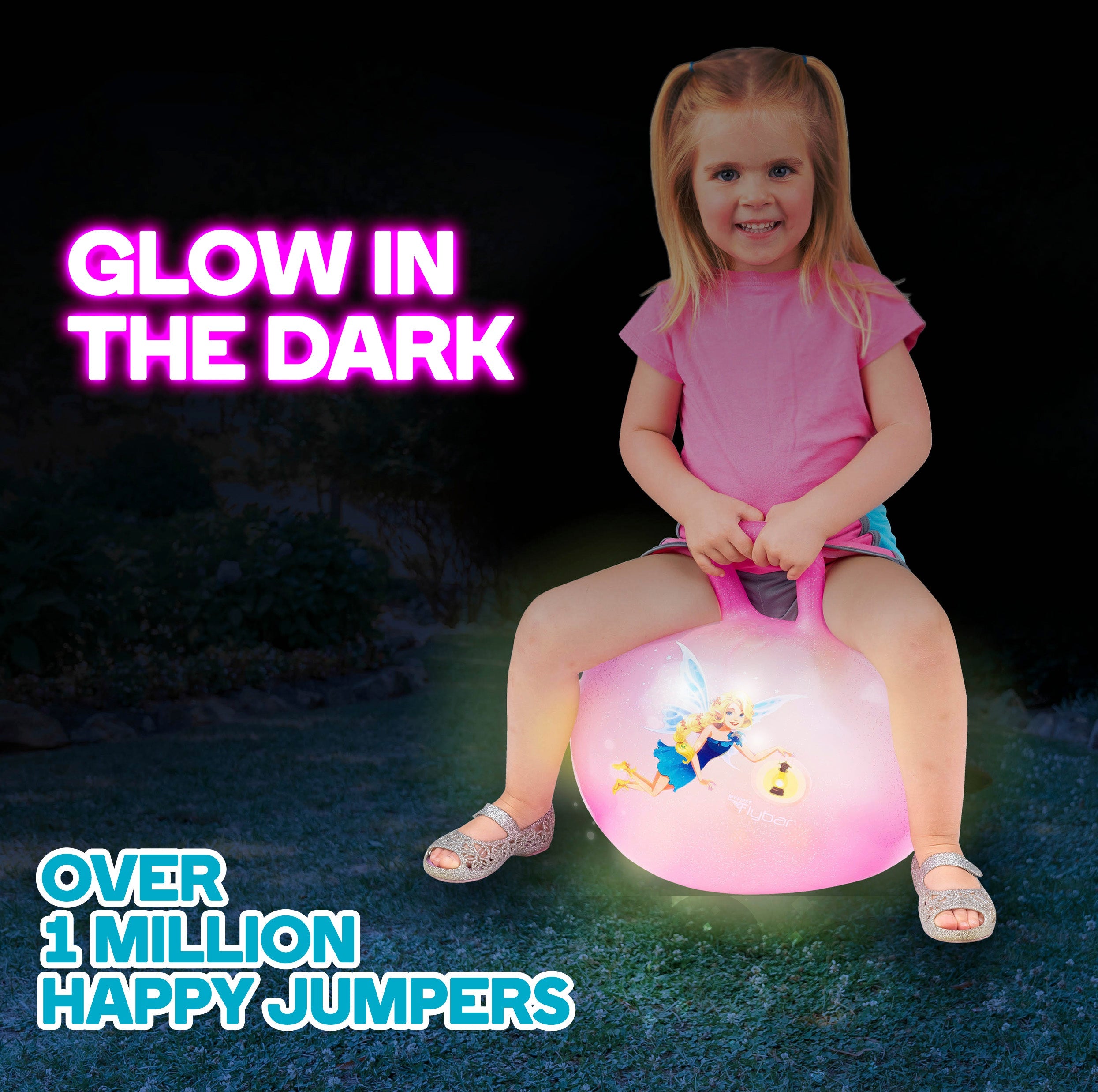 LED Light Up Dance Party Hopper Ball, Indoor/Outdoor, Kids 3+