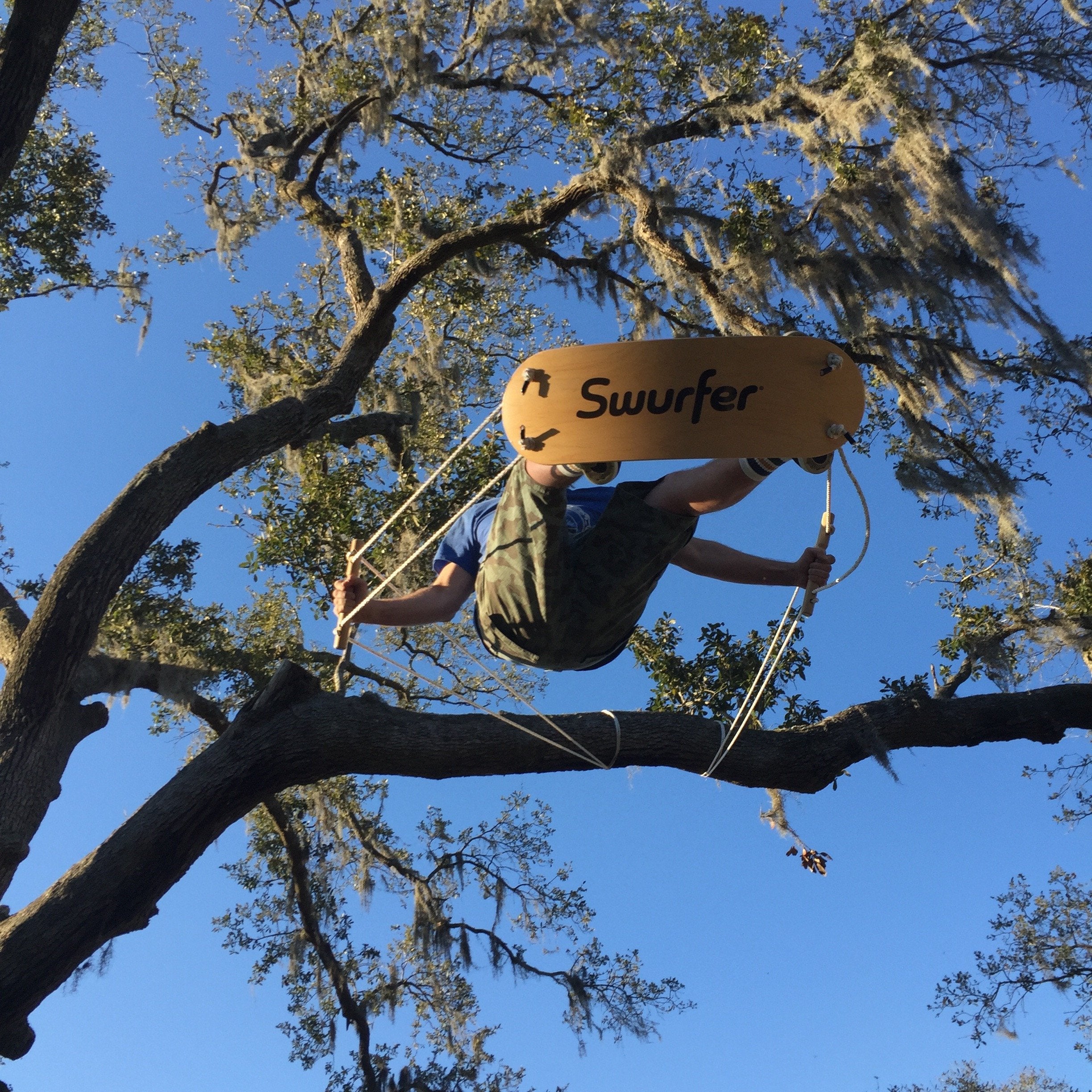 Swurfer Brown Standing Swing In The...