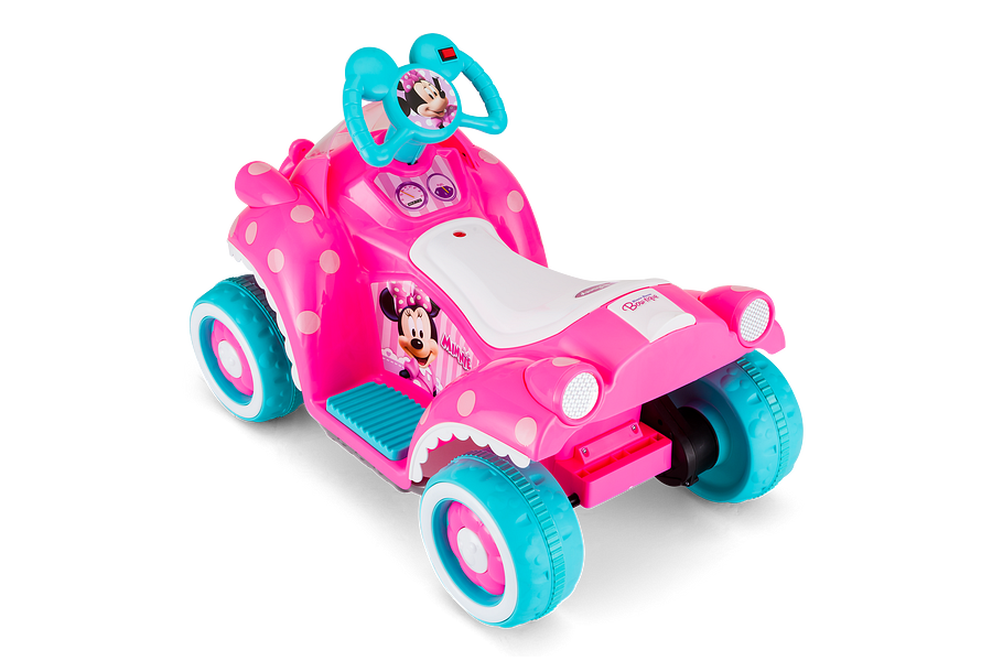 6V Minnie Mouse Quad  Hot pink