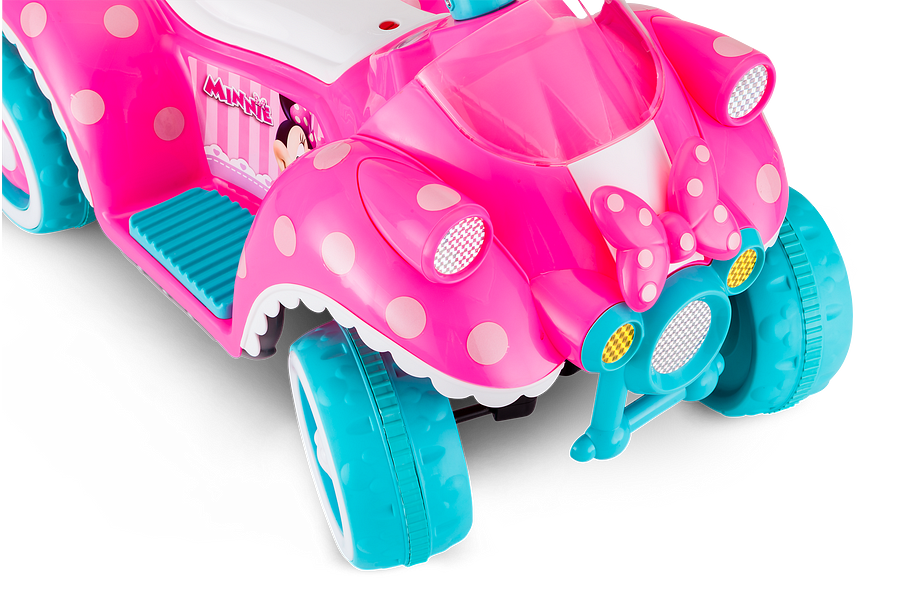 6V Minnie Mouse Quad  Hot pink