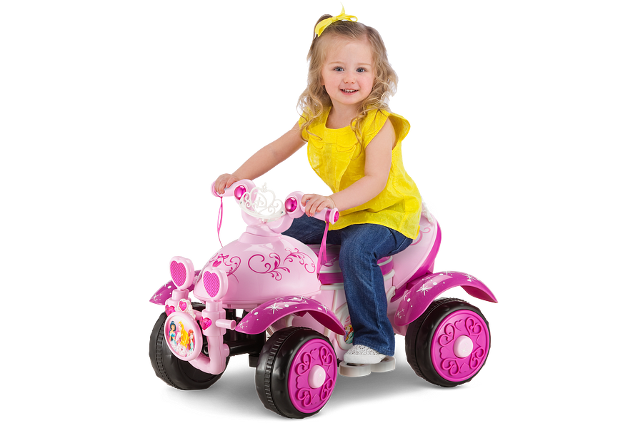 6V Premium Princess Quad Pink