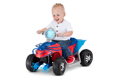 6V Premium Spider-Man Tdlr Quad Blu/red
