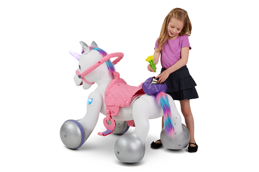 12V Rideamals Unicorn White White
