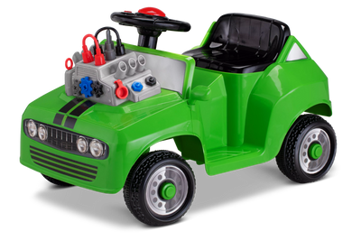 6V KT Fix & Ride Car Quad Green