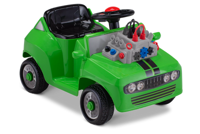 6V KT Fix & Ride Car Quad Green