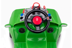 6V KT Fix & Ride Car Quad Green