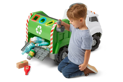 6V KT Interactive Recycling Truck Green