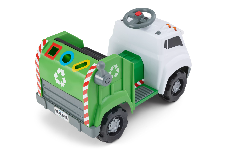 6V KT Interactive Recycling Truck Green