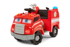 6V KT Interactive Fire Truck Red