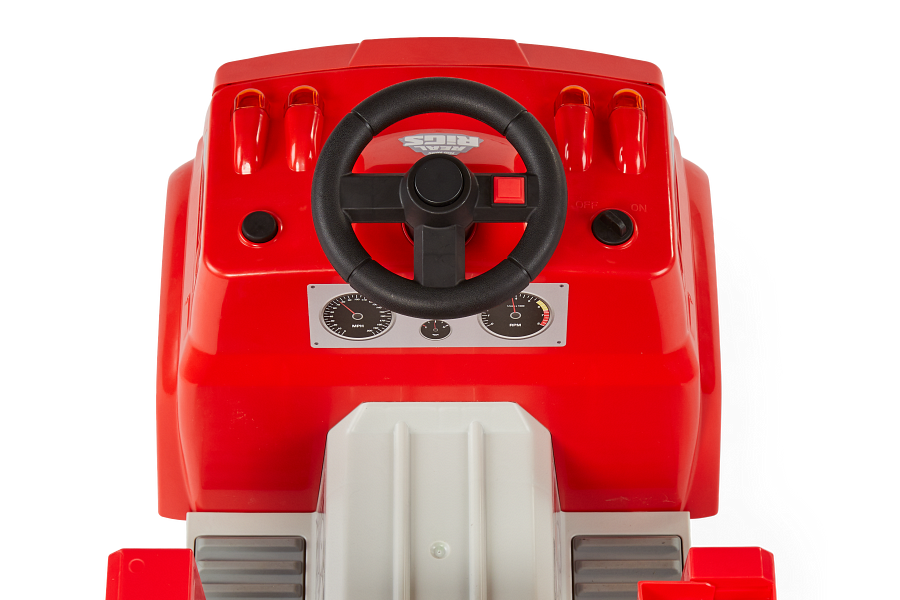 6V KT Interactive Fire Truck Red