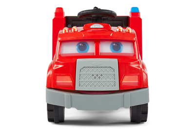 6V KT Interactive Fire Truck Red