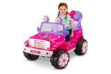 Load image into Gallery viewer, 6V Disney Minnie&#39;s Flower Power 4x4 Pink