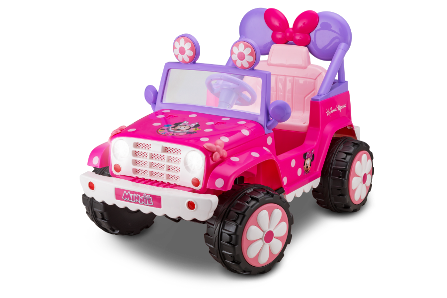 6V Disney Minnie's Flower Power 4x4 Pink