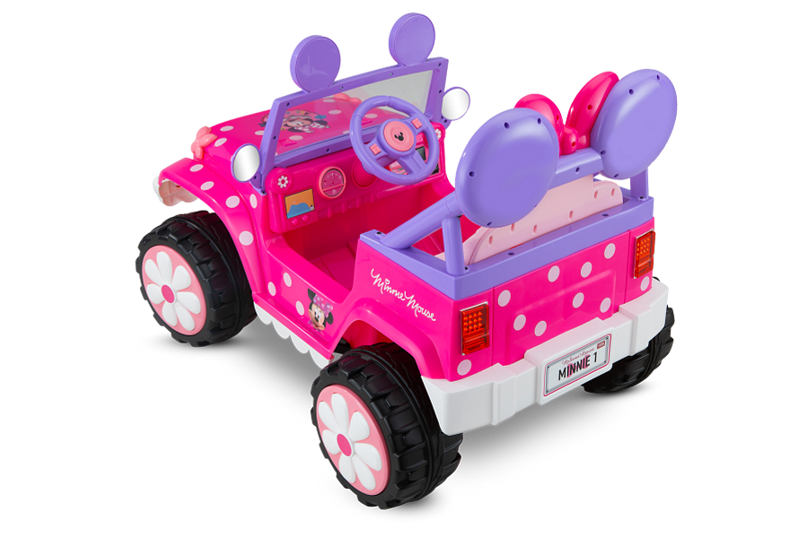 6V Disney Minnie's Flower Power 4x4 Pink