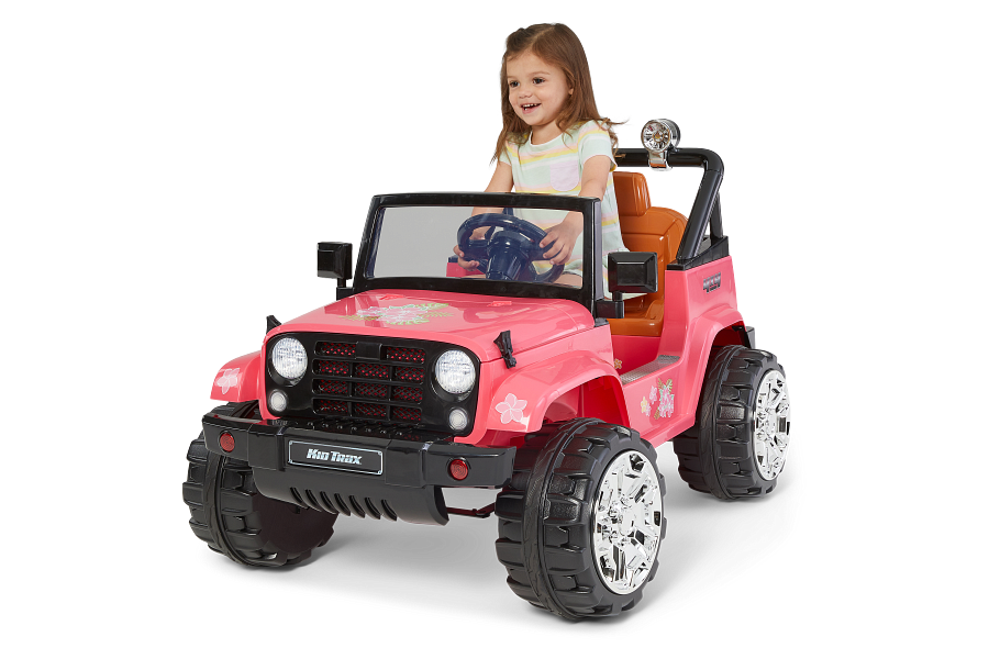 Beach Cruiser Ride On Pink Quad for Kids 3 5 Years Kid Trax