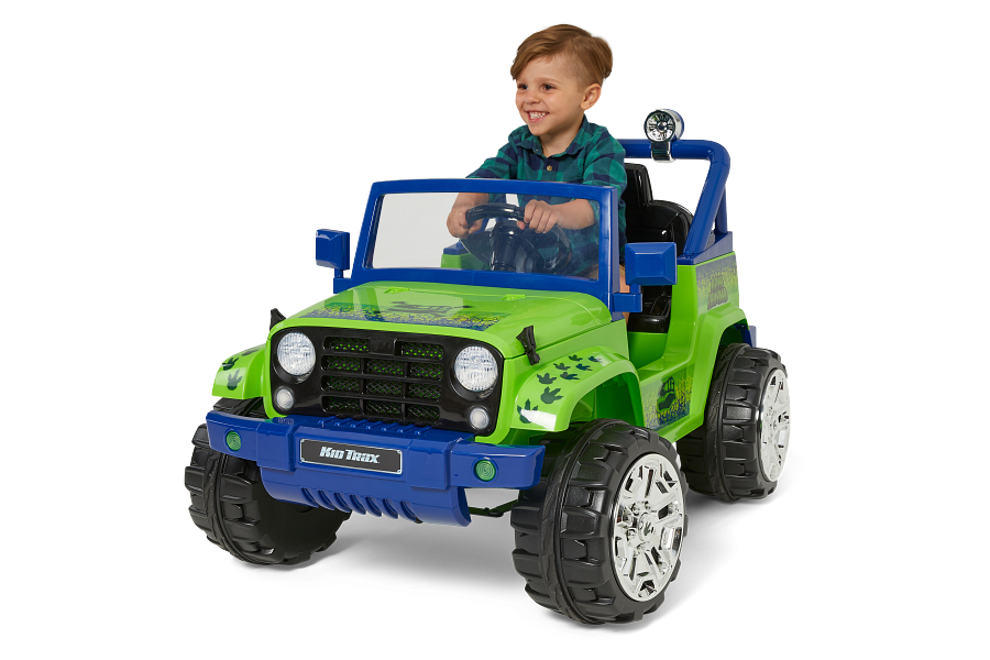 4x4 Dino Tracker Green Quad for Kids 3 5 Years Kid Trax Toys