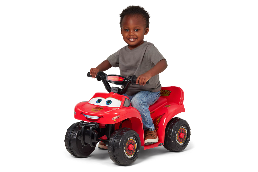 Cars Lightning McQueen Ride On for Kids 1830 Months Kid Trax Toys