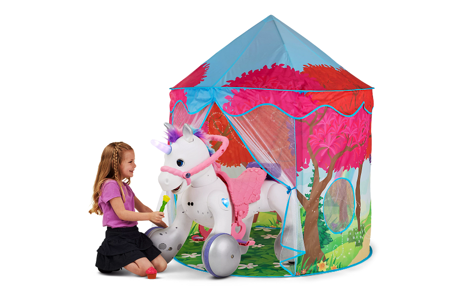 Kid trax rideamals barn play tent sales