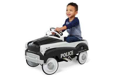Police Pedal Car Black