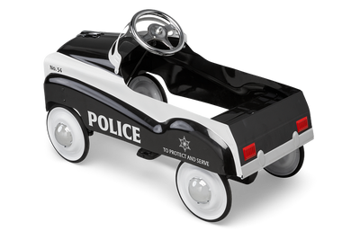 Police Pedal Car Black