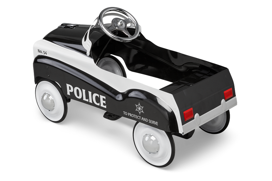 Police Pedal Car Black