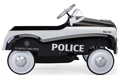 Police Pedal Car Black