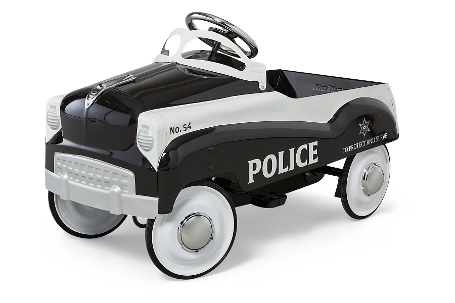 Police Pedal Car Black