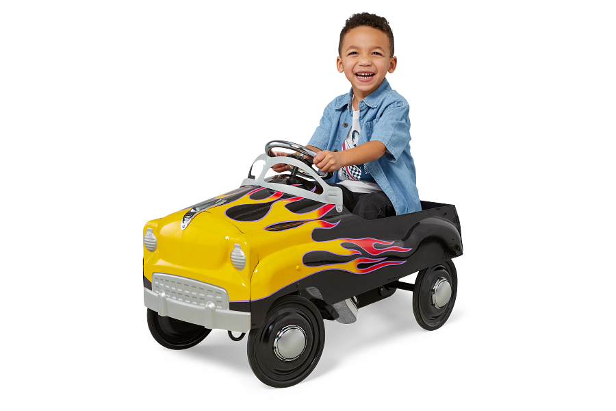 Classic Hot Rod Pedal Car Toy Ages 3 years up Kid Trax Flybar