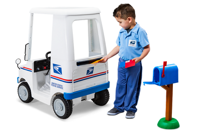 6V USPS Mail Delivery Truck White