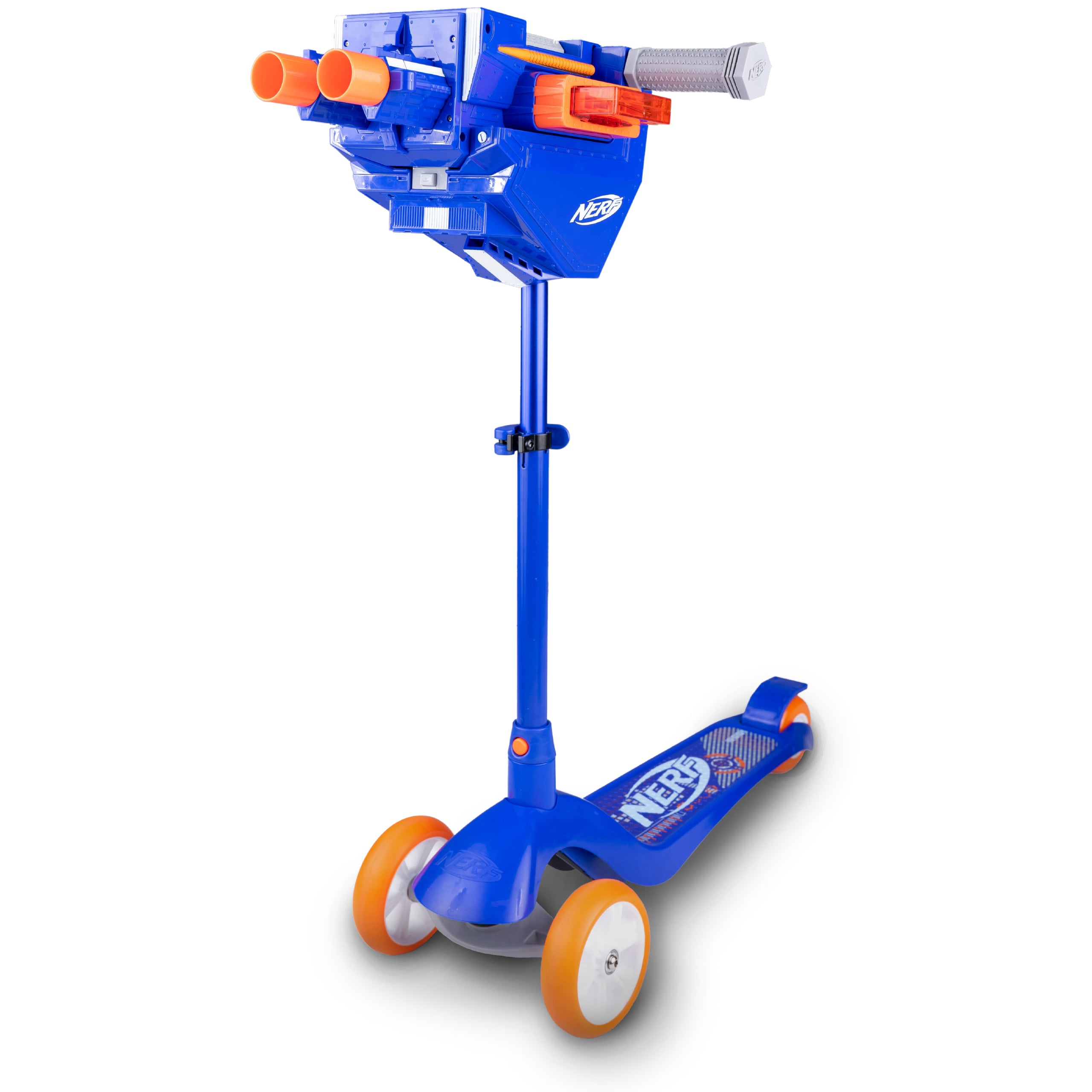 NERF Blaster Scooter Dual Trigger, 3 Wheel Kick Scooter
