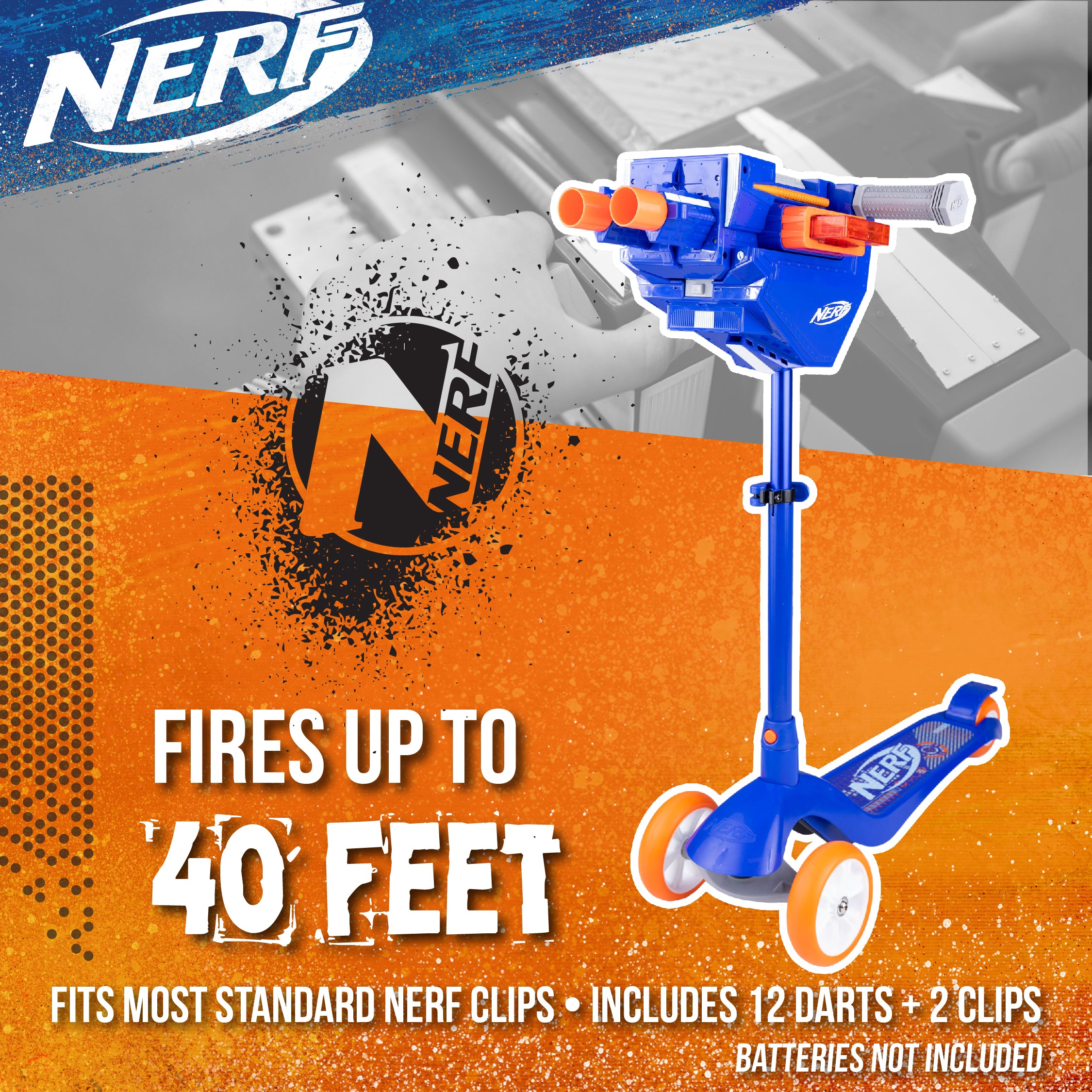 Gå rundt Tag et bad solopgang Nerf Blaster Scooter – Flybar