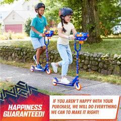 Nerf Blaster Scooter 2.0 - 2 wheel scooter with dart blaster and adjustable handlebars