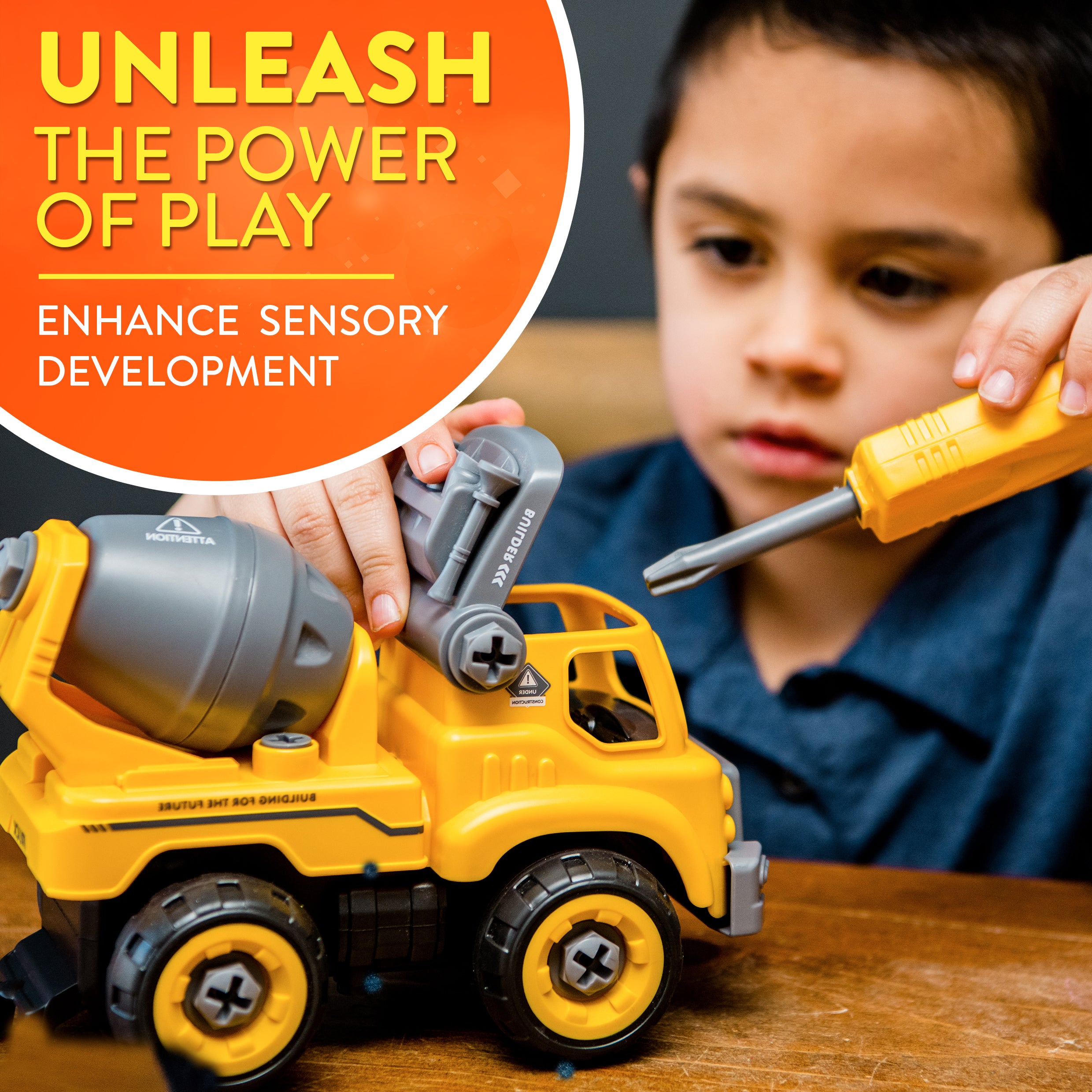 Power Gearz DIY Build and Drive Remote Control Take Apart Car – Kids Ages 3+