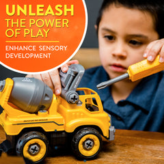 Power Gearz DIY Build and Drive Remote Control Take Apart Car – Kids Ages 3+
