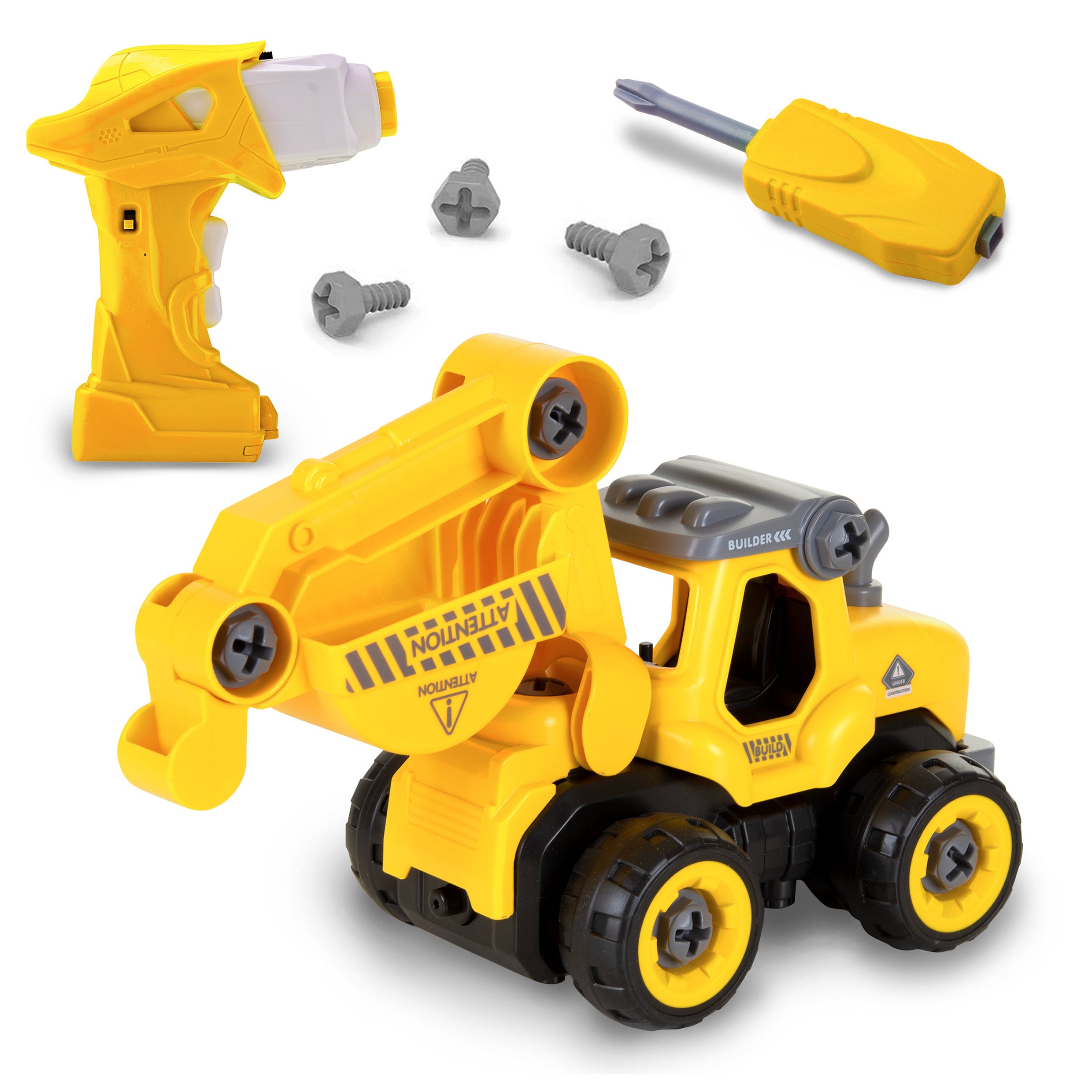 Power Gearz DIY Build and Drive Remote Control Take Apart Car – Kids Ages 3+