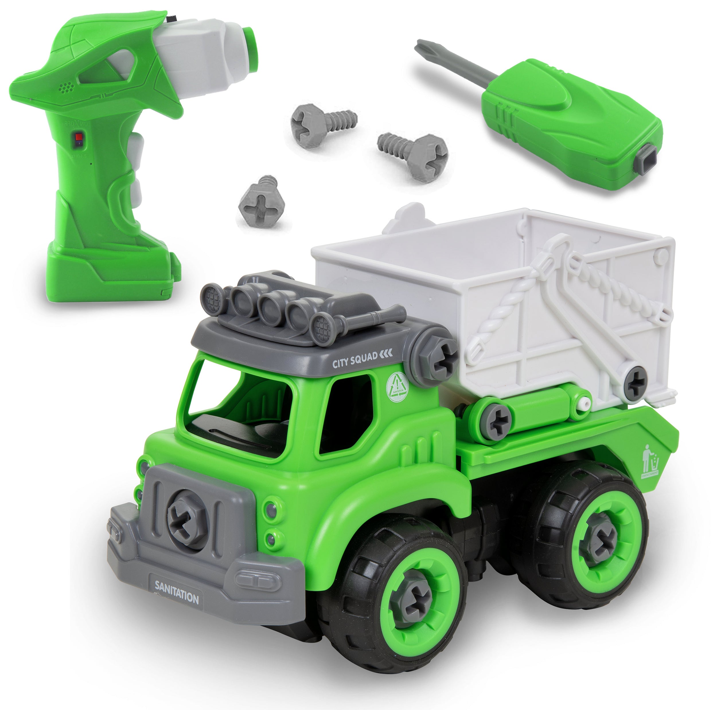 Power Gearz DIY Build and Drive Remote Control Take Apart Car – Kids Ages 3+