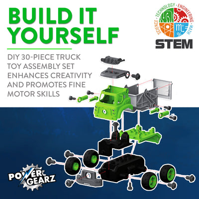 Power Gearz DIY Build and Drive Remote Control Take Apart Car – Kids Ages 3+