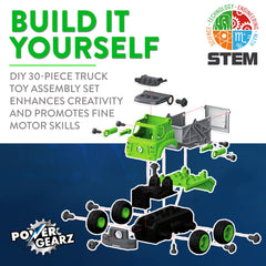 Power Gearz DIY Build and Drive Remote Control Take Apart Car – Kids Ages 3+