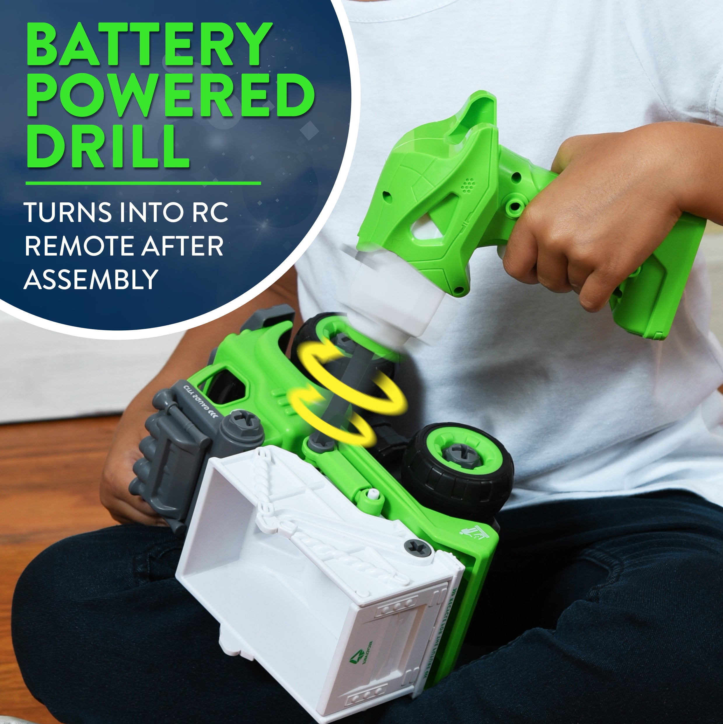 Power Gearz DIY Build and Drive Remote Control Take Apart Car – Kids Ages 3+