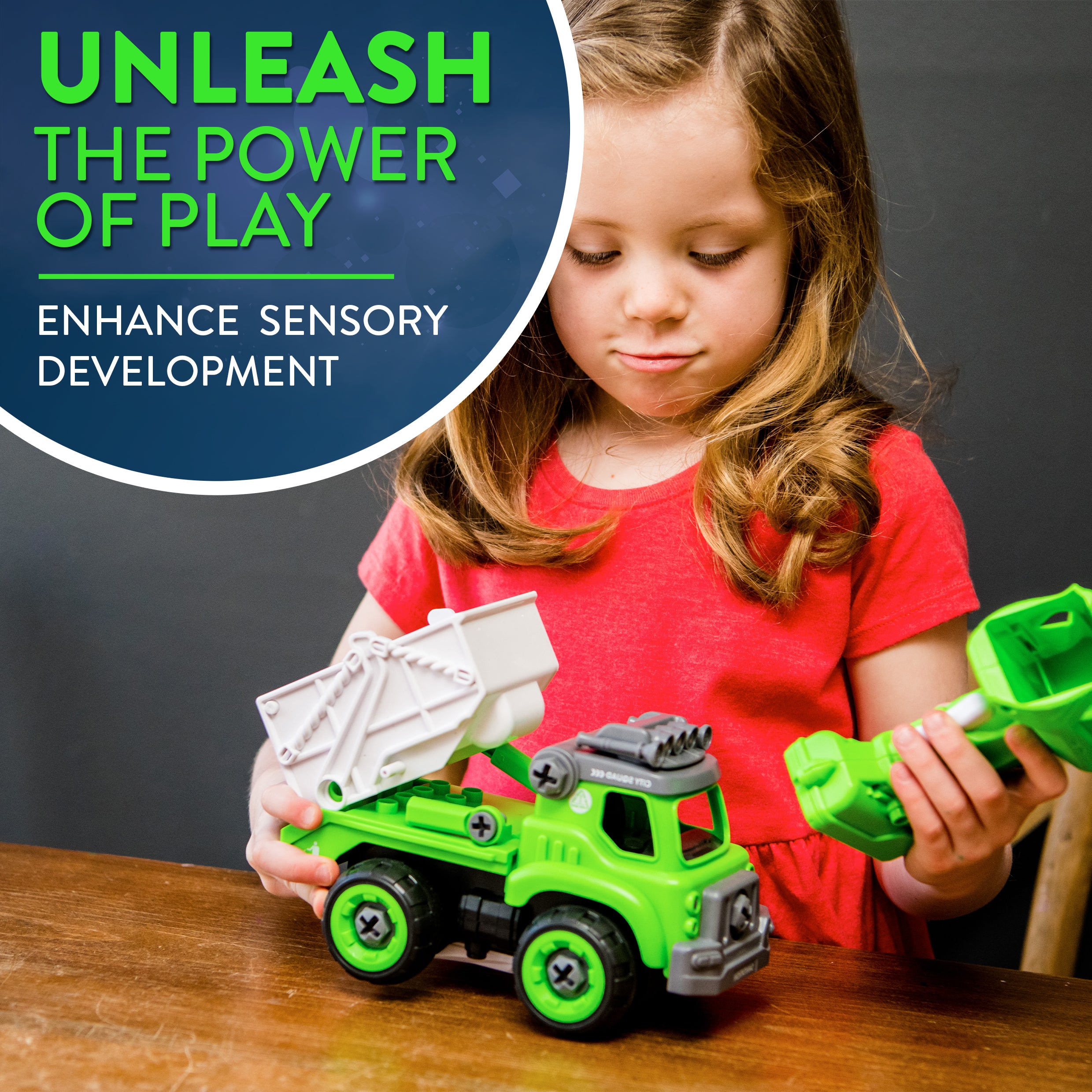 Power Gearz DIY Build and Drive Remote Control Take Apart Car – Kids Ages 3+