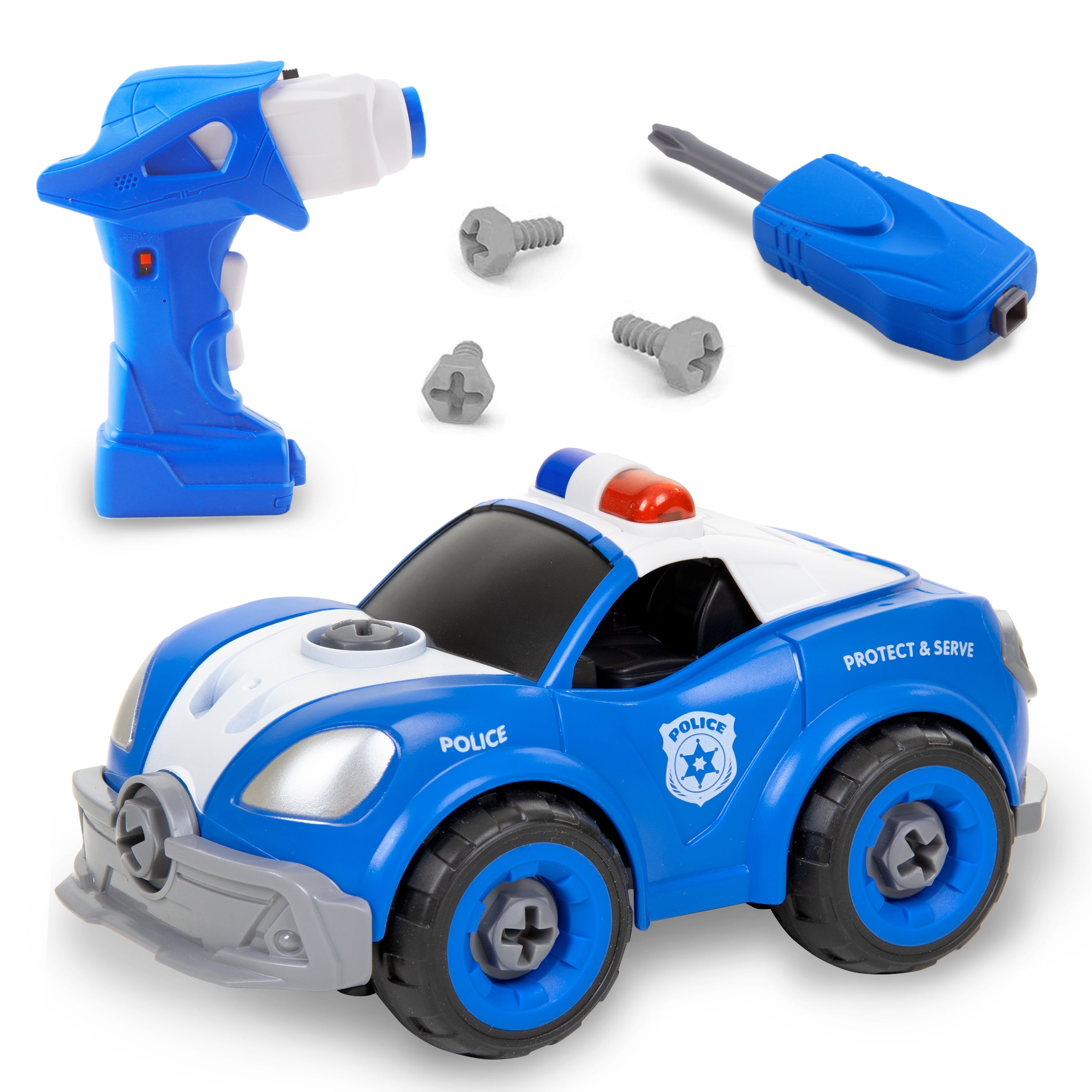 Power Gearz DIY Build and Drive Remote Control Take Apart Car – Kids Ages 3+