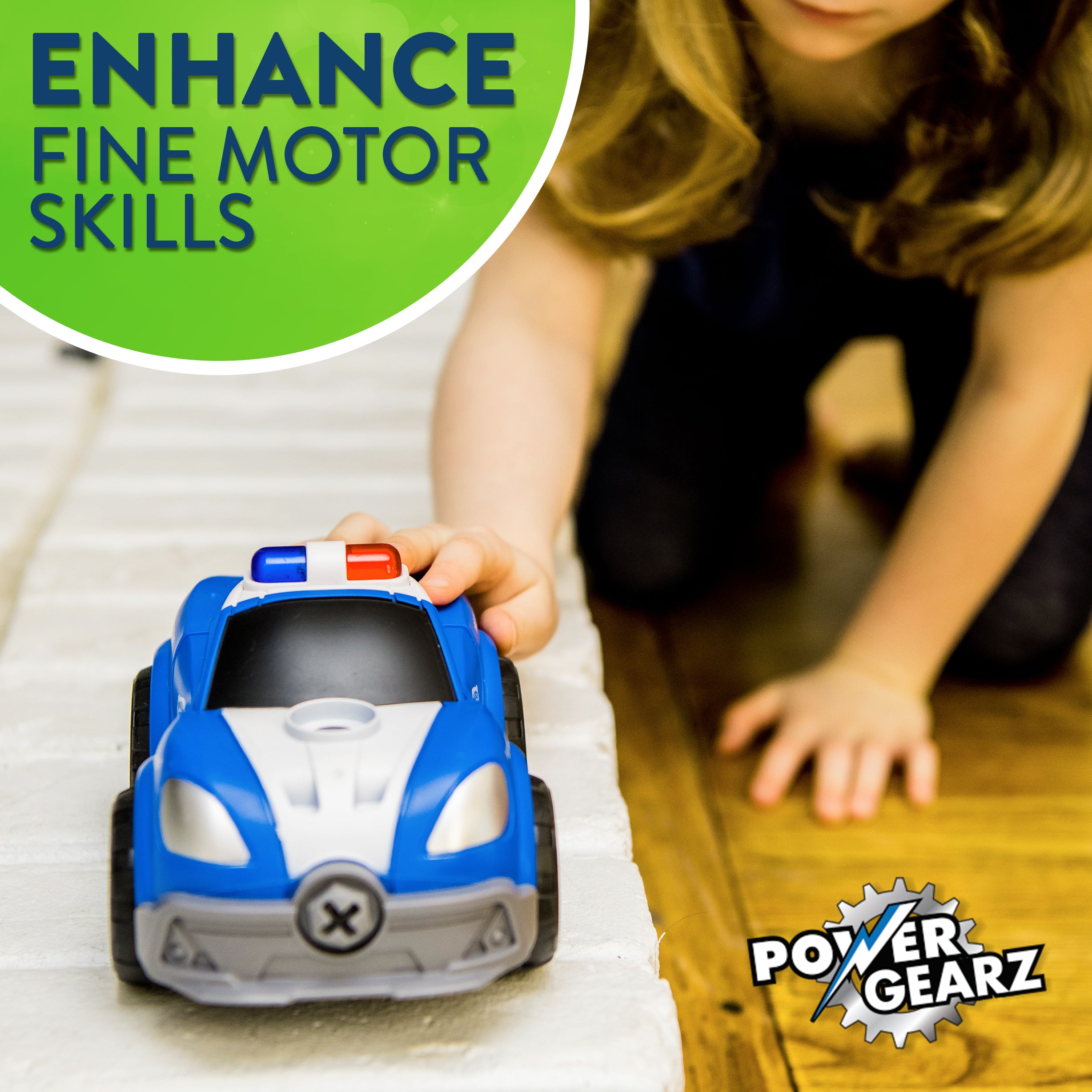 Power Gearz DIY Build and Drive Remote Control Take Apart Car – Kids Ages 3+