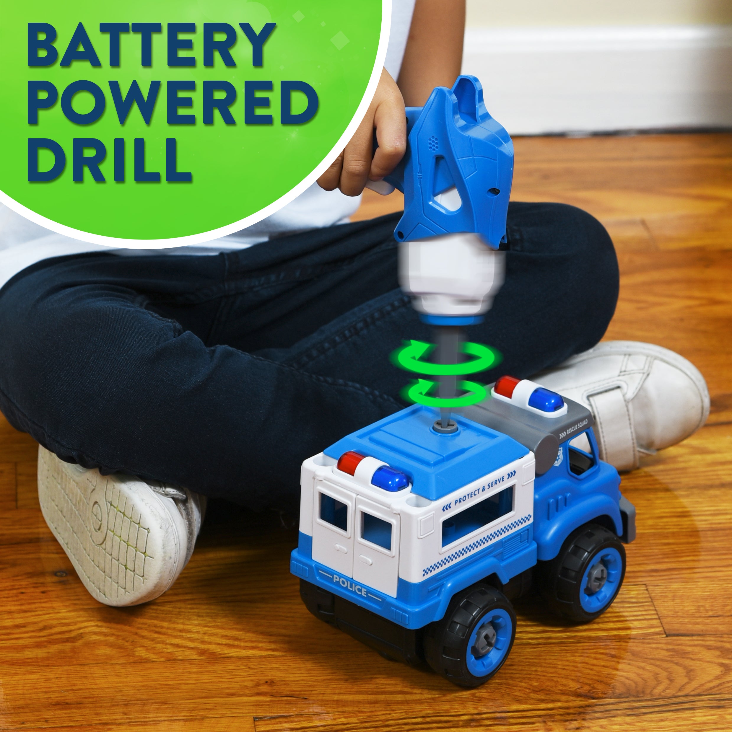 Power Gearz DIY Build and Drive Remote Control Take Apart Car – Kids Ages 3+
