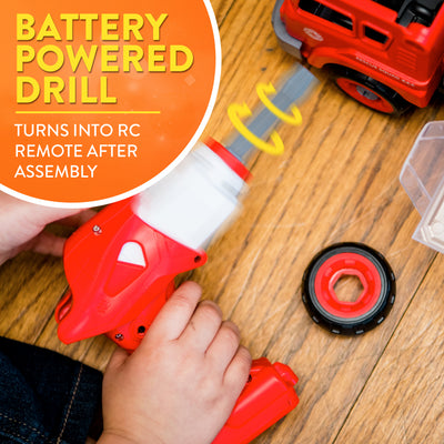 Power Gearz DIY Build and Drive Remote Control Take Apart Car – Kids Ages 3+