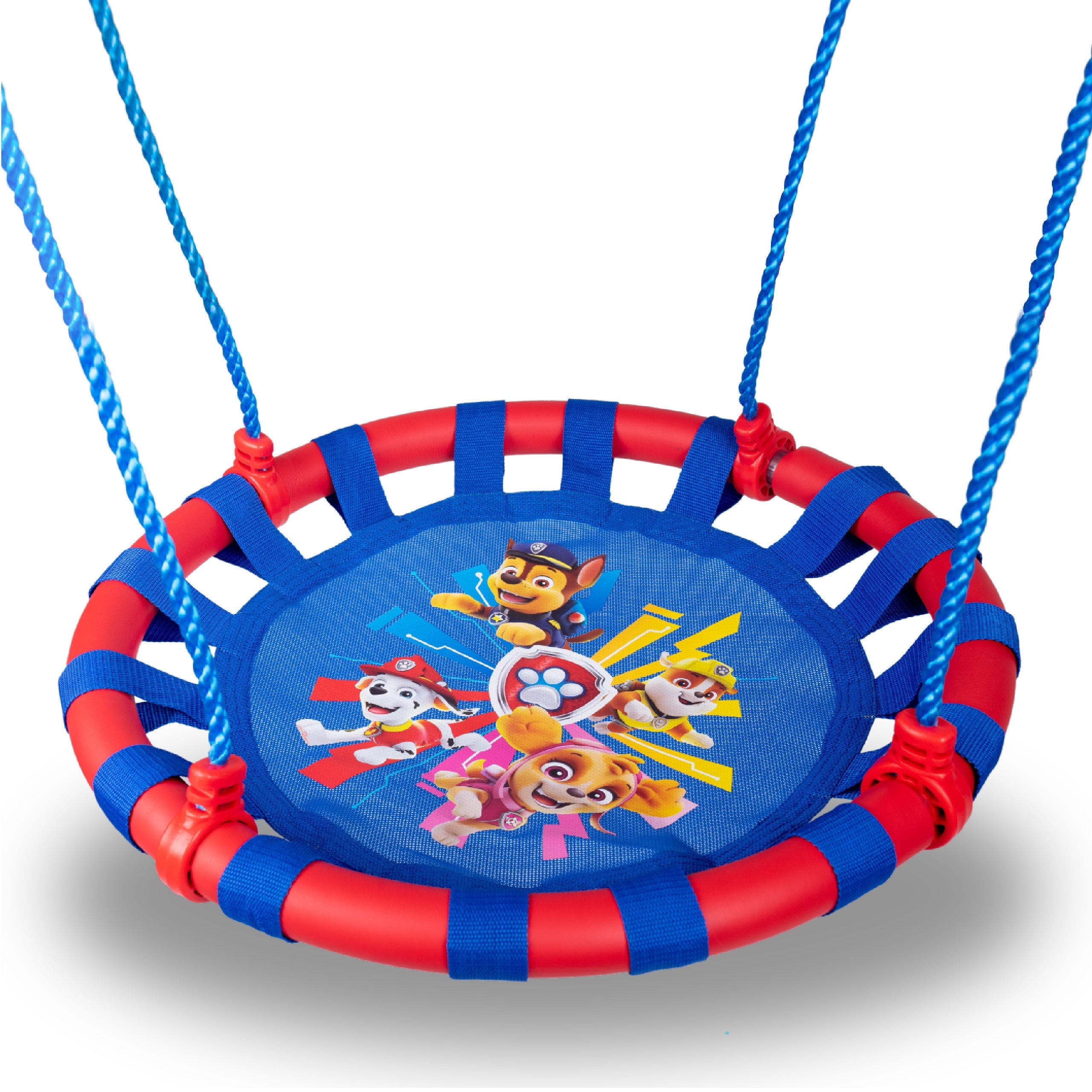Paw Patrol 24" Orbit Mesh-Padded Saucer Tree Swing, Holds 1 Kid, Ages 3+