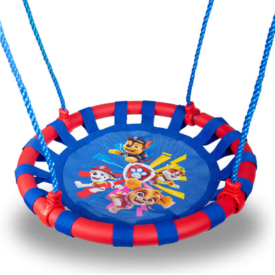 Paw Patrol 24" Orbit Mesh-Padded Saucer Tree Swing, Holds 1 Kid, Ages 3+