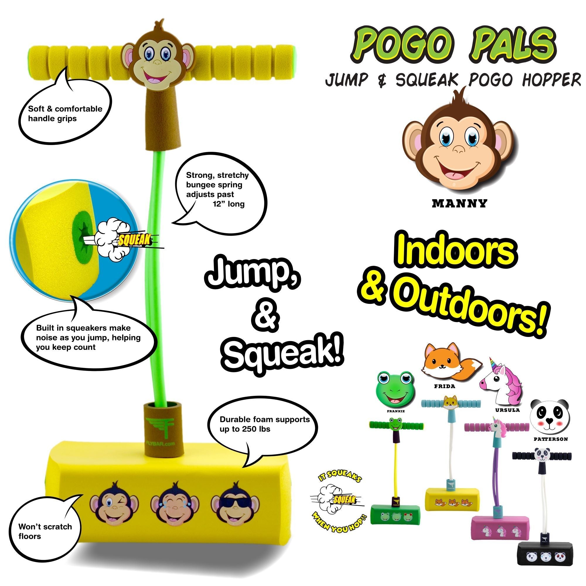 My First Flybar Pogo Stick, Light & Sound Kids