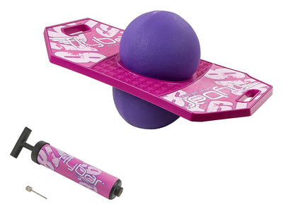 Flybar Pogo Trick Ball for Kids – Balance Bounce Board with Anti-Slip Deck – Pump Included - Indoor & Outdoor Toys for Boys and Girls Fun Way to Reduce Screen Time Supports up to 160 lbs – Ages 6+