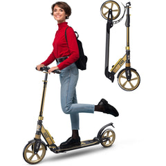 X3M Scooter for Kids Ages 6-12 - Scooters for Teens 12 Years and Up - Adult Scooter with Anti-Shock Suspension - Scooter for Kids 8 Years and Up with 4 Adjustment Levels Handlebar Up to 41 Inches High